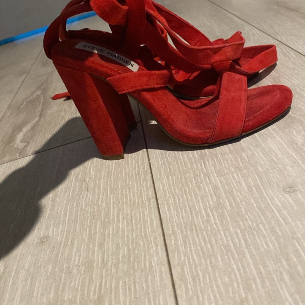 Steve Madden Lace Up Block Heels - image 7